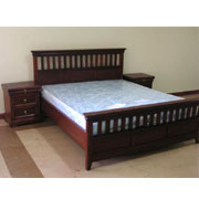 Wooden Bed 