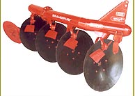 Furrow Disc Plough, Farming Equipments Exporter, Disc Plough Manufacturers, Reversible Disc Plough, Garden Tractor Attachment, Farm Implements India 