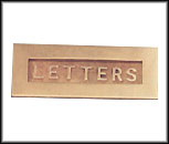 Brass Letter Plate